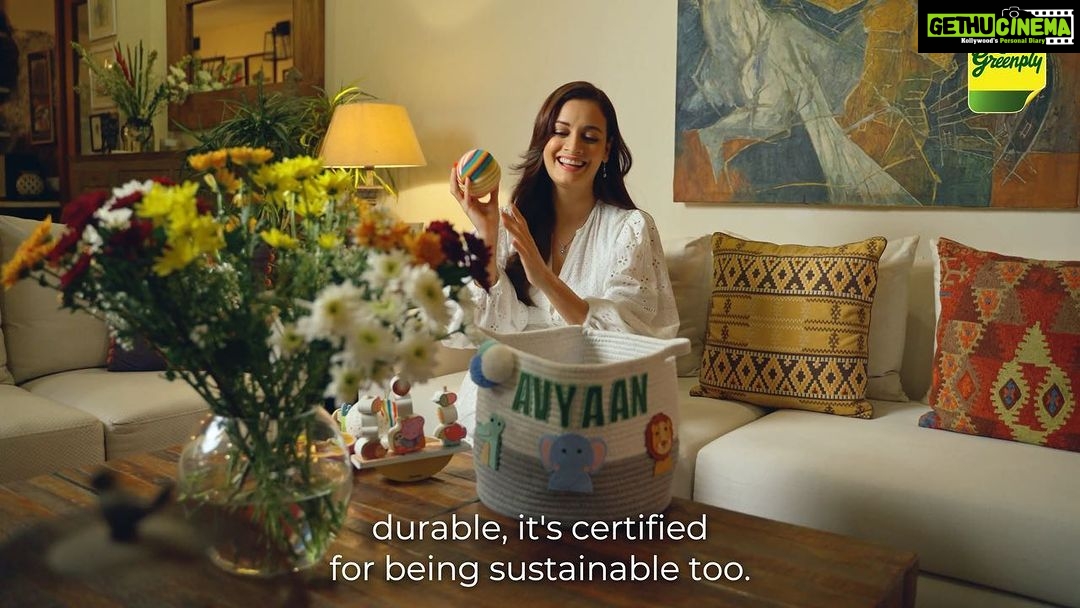 Dia Mirza Instagram - Everybody who knows me, knows how much I value sustainability. In my journey searching for sustainable materials for my home and interiors I've come across one that is health safe. With E-0 emission plywood from @greenplyplywood in our home I can ensure my family thrives indoors without exposure to harmful emissions. #GreenplyPlywood #ZeroEmissionPlywood #E0 #SafeInteriors #SafeHome #Ad