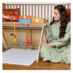 Dia Mirza Instagram – Our Baby Gym now has a BRAND NEW look!❤️ 

Here is a quick review by @diamirzaofficial taking us through the key features of our brand new play gym.🤗

To tell you a little about our lovely Baby Gym, it is made-with sturdy organic wood, colourful crochet toys, and a soft quilt. It will also give your little one a chance to explore different:
🌈colours
🌈sounds
🌈textures
Making it a wonderful Montessori structure to add to your little one’s playroom.

Shop our all-new baby gym through the LINK IN BIO.🛒
.
.
.
.
.
#dialovesshumee #shumee #shumeetoys #babygym #babygymtoys #newborntoys #newbornbaby #sustainabletoys #revampedlook #instatoys #explore #explorepage