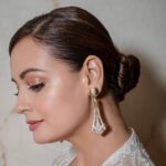 Dia Mirza Instagram - A swan song in @anitadongre ✨🤍 Love the beauty and elegance of a monotone white look especially when it is adorned by gorgeous motifs of birds and flowers using the craft of appliqué. Perfect for a summer occasion! And what i love most about an Anita Dongre ensemble is that it comes with pockets - perfect for someone like me who is always on the go! #MammaAtWork #DressUp #Handcrafted #MadeInIndia Outfit Courtesy @elevate_promotions Jewellery by @viangevintage Styled by @theiatekchandaney Assisted by @jia.chauhan MUH @shraddhamishra8 Managed by @shruti8711 @exceedentertainment Photos by @rishabhkphotography