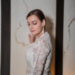 Dia Mirza Instagram - A swan song in @anitadongre ✨🤍 Love the beauty and elegance of a monotone white look especially when it is adorned by gorgeous motifs of birds and flowers using the craft of appliqué. Perfect for a summer occasion! And what i love most about an Anita Dongre ensemble is that it comes with pockets - perfect for someone like me who is always on the go! #MammaAtWork #DressUp #Handcrafted #MadeInIndia Outfit Courtesy @elevate_promotions Jewellery by @viangevintage Styled by @theiatekchandaney Assisted by @jia.chauhan MUH @shraddhamishra8 Managed by @shruti8711 @exceedentertainment Photos by @rishabhkphotography