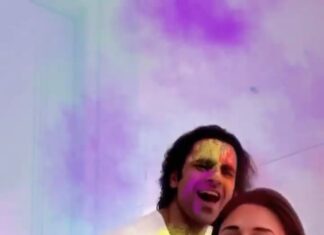 Divyanka Tripathi Instagram - We are HOLI READY!!! 🤩🥳 Are you? @vivekdahiya #HoliHai #HoliReel #ReelsPeHoli #ReelsHoliParty #IndianTVFiesta #ReelsPeTV #Divek #divyankatripathidahiya