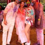 Divyanka Tripathi Instagram - #HoliParty💙💚♥️💛💜🧡