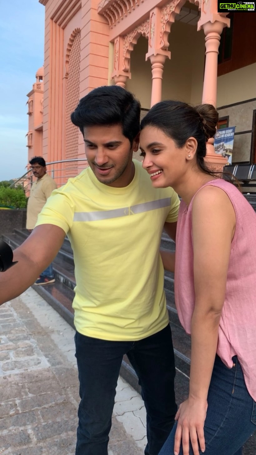 Dulquer Salmaan Instagram - Guess who’ll be springing into your lives today?! Aravind and Diya…aka @dqsalmaan and me 🙋♀️😬 #Salute Streaming now on @sonylivindia @salutemovieonline #reelsinstagram #reels #reel #reelsvideo #dulquersalmaan #salutemovie #trendingreels #trending