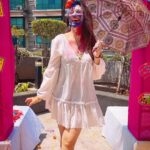 Eshanya Maheshwari Instagram - Colors of happiness and joy are the most beautiful colours of life hope they stay forever in your life ❤️🧡💛💚💙💗💜 HAPPY HOLI TO YOU AND YOUR FAMILY ☺️ #happyholi #holi #holifestival #friends #holi2022 #esshanyamaheshwari #esshanya