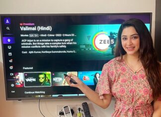 Eshanya Maheshwari Instagram - I’m a fan of Action Thrillers and Just watched #ValimaionZEE5 Maza Ayaa!!! Another South Indian gem that made into my favourites. Must Watch #Valimai on @ZEE5 this Weekend. Now Streaming in HINDI | TAMIL| TELUGU | KANNADA #AjithKumar @Zee5telugu @Zee5tamil @Zee5kannada