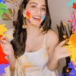 Eshanya Maheshwari Instagram - May the colors of Holi make your life as colorful and happy as they are. Checkout the amazing holi filters on B612 App by going to effects >Holi tab, make your holi more colorful and tag @B612.india . . #B612 #B612India #B612Holi #holi #photoedits #holifilters #colors #happyholi #peace"