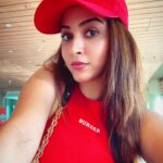 Eshanya Maheshwari Instagram - READY FOR TAKE OFF ✈️ Airport look by @burger.bae 🐞 #flyhigh #ootd #airportlook #esshanyamaheshwari #esshanya Terminal 2 Chatrapati Shivaji Terminal Mumbai