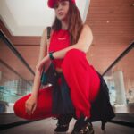 Eshanya Maheshwari Instagram - READY FOR TAKE OFF ✈️ Airport look by @burger.bae 🐞 #flyhigh #ootd #airportlook #esshanyamaheshwari #esshanya Terminal 2 Chatrapati Shivaji Terminal Mumbai