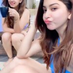 Eshanya Maheshwari Instagram – Me with my favourite 👯‍♀️ person in the world 🌍✨❤️ @bhavikamaheshwari10 

#sister #sistersquad #sisterlove❤️ #travel #vacation