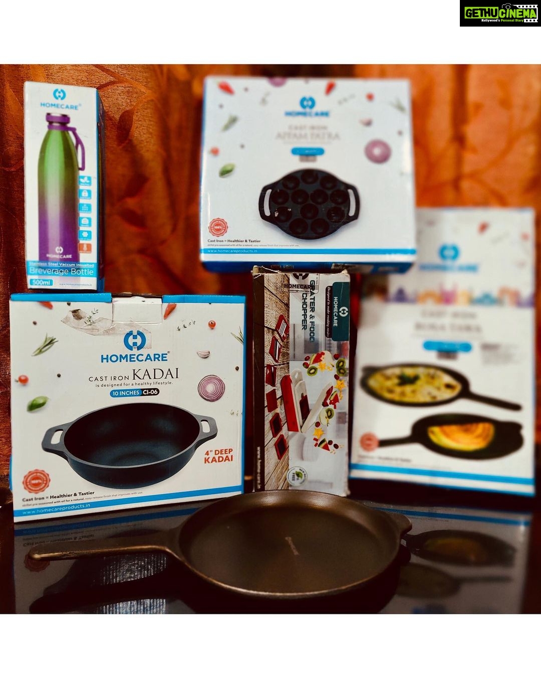Falguni Rajani Instagram - Introducing Rosa Cast Iron Tawa i.e Roti and Dosa Cast Iron Tawa combined for the first time ever in India. @homecare_in #homecareproducts #dosa #dosatawa #roti #rotitawa #castiron #healthy #guiltfreeeating #kitchen #kitchenware #tasty #homecare #new #innovation