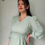 Falguni Rajani Instagram – Found the perfect green dress from @zinklondon  for springseason

#elegantstyle #trends2022 #dress #fashion #style #love #dresses #onepiece #frock #outfit #shopping #dressmurah #instagood #model #instafashion #beauty #beautiful #fashionblogger #fashionista #fashionstyle #like #onlineshopping #girl #clothes #bhfyp