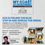 Ganesh Venkatraman Instagram - It's high time we stopped seeing ourselves as isolated beings, and as both- a part of the problem & the solution!  If u also see yourself as an 'Environment Soldier' Join me in the beach cleanup drive at kovalam beach.  Its time for less talk and more Action 👊 🧹🗑️ Where: Kovalam beach, ECR Date & Time: March 20, 7am @the_hindu @gsquarehousing My city..  My coast.. My environment.. ❤️❤️ #Beachcleanup #THEHINDU #gsquare