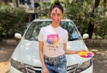 Gurleen Chopra Instagram - ENJOY THIS FESTIVAL OF COLOURS LOVE U ALL…. GC