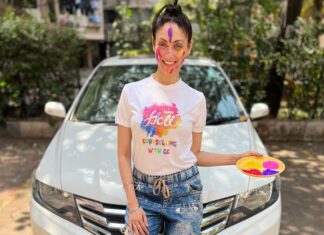 Gurleen Chopra Instagram - ENJOY THIS FESTIVAL OF COLOURS LOVE U ALL…. GC
