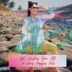 Gurleen Chopra Instagram - WISH YOU A HAPPY & COLOURFUL HOLI EVERYONE 🧚🏻‍♀️ …