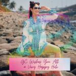 Gurleen Chopra Instagram – WISH YOU A HAPPY & COLOURFUL HOLI EVERYONE 🧚🏻‍♀️ …