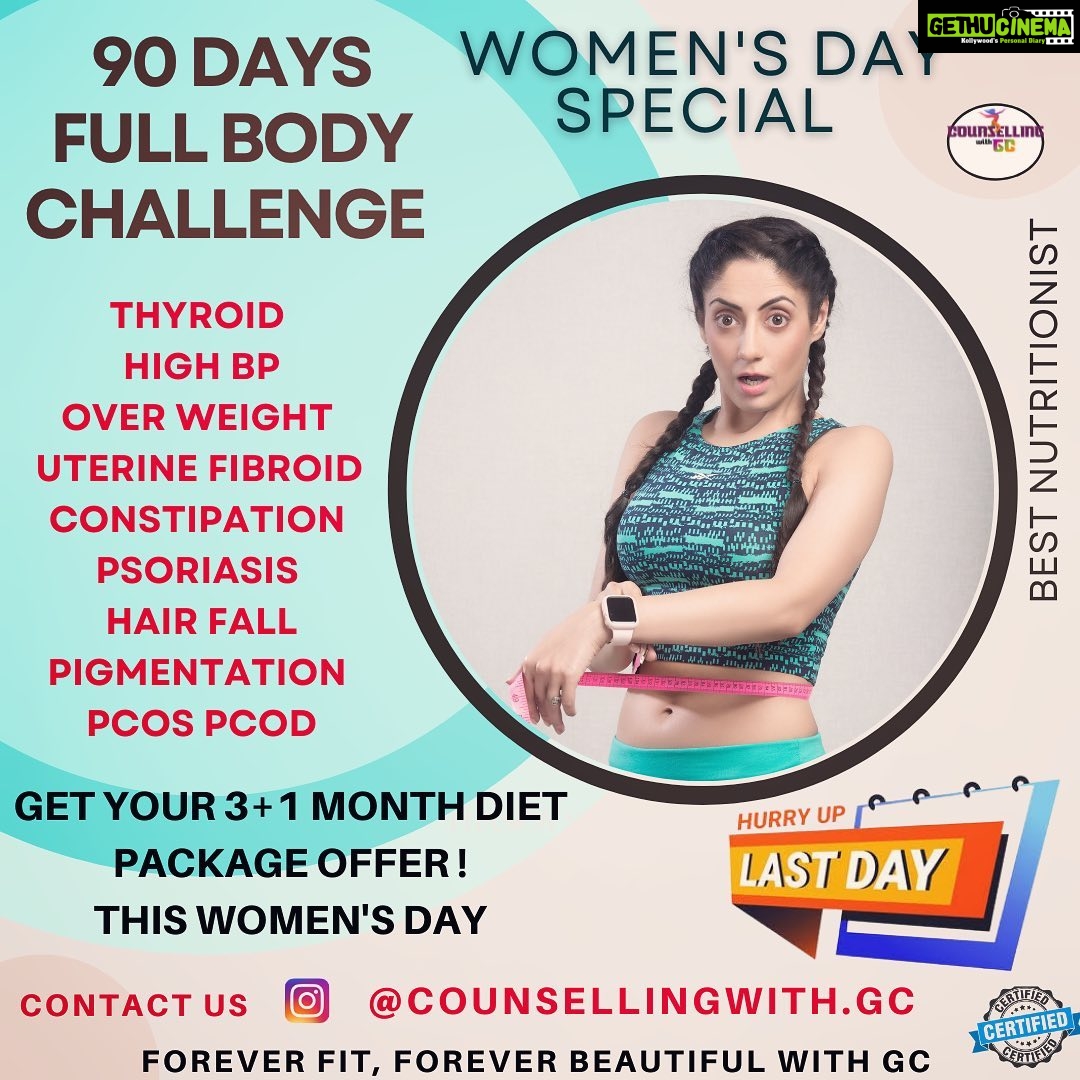 Gurleen Chopra Instagram - YOUR ULTIMATE PACKAGE OFFER IS HERE! WOMEN'S DAY SPECIAL ✨ GRAB IT NOW! When a women a healthy, the whole family is healthy. So take care of your ladies this year 💯 . Contact team @counsellingwith.gc @igurleenchopra . . . . . . . . . #womensday #womensdayoffer #womenshealth #womenhealth #healthydiet #homemadediet #healthylifestyle #organicfood #offer #dietpackage #counsellingwithgc #igurleenchopra #youtubeimgc