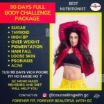 Gurleen Chopra Instagram - 90 DAYS CHALLENGE & RESULTS WILL SPEAK 💥 ⭐ . Get over your OBESITY, THYROID, ACNE, SUGAR and MANY PROBLEMS JUST IN 3 MONTHS WITH GC HOME MADE NATURAL REMEDIES ✅💯 & GET A HEALTHY BODY! . Contact team @counsellingwith.gc @igurleenchopra . . . . . . . . . . . . . . . . . . . . . #fullbodypackage #healthy #homemadediet #healthybody #heathydiet #bestnutrition #womenhealth #homemadedietpackage #homemaderemedies #90dayschallange #3monthschallange #acnetips #fatlosstips #thyroidtips #anxietyawareness #dailydietchart #transformation #obesity #obesitytips #bestnutritionist #motivation #counsellingwithgc #igurleenchopra #youtubeimgc