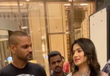 Harshika Poonacha Instagram - Some interactions are priceless ✨ With the Ace Cricketer and the Humble Gentleman @shikhardofficial ✨✨✨