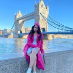 Harshika Poonacha Instagram - Every path in life has a BRIDGE… The JOURNEY is CROSSING it 💕💕💕 London, United Kingdom
