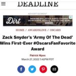 Huma Qureshi Instagram - Omg ! This just happened. We won an Oscar!! Thank you to the fans for voting. #ZackSnyder you are the boss @netflix Love to my cast mates and the whole crew !! #OscarFanFavorite #gratitude One step closer … thank you 2022