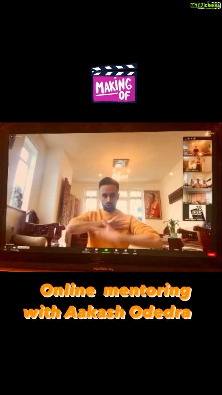 Isha Sharvani Instagram - A sneak peak from a Dance Film Dance Plus online mentoring session given by Aakash. We are releasing our films this Saturday ❤️❤️❤️ #aakashodedra #aakashodedracompany #dancefilm #dance #contemporaryart #climatechange