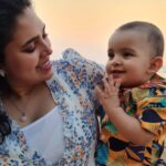 Ishaara Nair Instagram - Our sweet little angel baby turns one today. He is officially a toddler. We are having all kinds of emotions. We love you the most my little baby. You’ve taught us a lot in this one year. This has been the most fulfilling, most emotional and the fastest year ever for us. Yes, We do miss the little baby you but we are so glad to see you grow into this beautiful, kind, generous human being. We promise to be by your side every step of the way. We both are beyond blessed to have you in our lives. It’s such a blessing to watch you take your little steps into toddlerhood. You are the greatest teacher in our lives who came in mini form ❤🤣 and we are so grateful for that. Thank you so much for choosing us as your parents. We will try our best to be the best example for you ❤ We love you more than you can ever imagine. A very very happy birthday to you our sweet little angel 👼❤ #aarinturnsone #babybirthdaypost #blessing #grateful #blessedbeyondmeasure