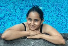 Ishika Singh Instagram - An arrow can only be shot by pulling it backward. So when life is dragging you back with difficulties, it means that it’s going to launch you into something great. So just focus, and keep aiming. – Paulo Coelho #goodmorning #paulocoelho #lifequotes #positivevibes #positivity #swimmingfun #summervibes #summertime #funtimes #positivity #lifegoeson #momlife #movingon #mommy