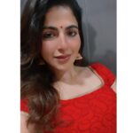 Iswarya Menon Instagram - Red Bindi and jhumkas nuff said 🤷🏻‍♀️