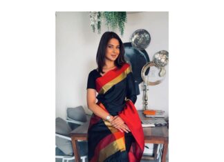 Jennifer Winget Instagram - Saree wali Nari.