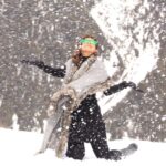 Jennifer Winget Instagram - Walking in a winter wonderland…catching snowflakes ❄️