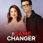 Karan Johar Instagram - Had the pleasure of discussing all things #TheFameGame and about the career of a legend we know as @madhuridixitnene! Raising a toast to her ‘debut’ on OTT and not ‘comeback’!😉 @netflix_in @dharmaticent