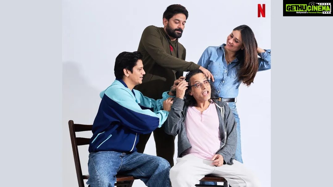 Kareena Kapoor Instagram - And so it begins... 12th Street Entertainment & Northern Lights Films in association with Boundscript and Kross Pictures present a Netflix Original directed by Sujoy Ghosh. Produced by Jay Shewakramani & Akshai Puri. Produced by Sujoy Ghosh & Thomas Kim. @jaideepahlawat @itsvijayvarma @jayshewakramani @akshaipuri #SujoyGhosh #ThomasKim #AvikMukhopadhyay @gauravbose_vermillion @12thstreetentertainment_film @nlfilms.india #Boundscript @krosspictures @netflix_in