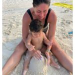 Kareena Kapoor Instagram - On holi we build sandcastles ♥️ Happy Holi! 💥🧡🥰
