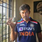 Karthik Kumar Instagram - There is no Mithali Raj Indian team jersey T-shirt available! That says a lot about a lot… I’m supporting the Indian team today : let’s make it to the semi finals of the #iccwomensworldcup2022 That other picture was the last time I played cricket : south zone winners Tamilnadu u16 state team 1993! #cricket