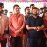Kathir Instagram - From the pooja for #IyalvathuKaravel. Very excited to be starting this project! @sls_henry @mahendranactorofficial @karu_palaniappan @ghibranofficial @sridhardop @v4umedia_ @smileselva_03 @actormadhan_offl #iyalvathukaravel #IK #EminentEntertainments