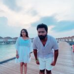 Keerthi shanthanu Instagram - Life is better when you Dance 🕺🏻 Dancing our way into vacations 🤪😍🕺🏻 @touronholidays @kandima_maldives #instagram #instagood #insta #instagramreels #instareels #reels #reelsinstagram #reelsvideo #reelsviral #dance #vacation #vacationmode #shanthnu #kiki #shanthnukiki Kandima Maldives