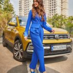 Kriti Kharbanda Instagram - The best kind of mid-week blues 💙 #HustleModeOn #VolkswagenTaigun  #VolkswagenIndia #Volkswagen #Style #Fashion