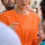 Kriti Sanon Instagram - That’s what a day of #BachchhanPaandey Promotions looked like 👻🤪🧡🧡 My Toe Story!