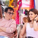 Kriti Sanon Instagram - Going down the memory lane.. BTS Dump! #BachchhanPaandey What a blast we had shooting this film. One of my most fun film schedules.. 🥳💜 I guess that reflects on screen eventually 🤪😉 @akshaykumar @nadiadwalagrandson @farhadsamji @arshad_warsi @pankajtripathi @wardakhannadiadwala