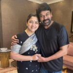 Kushboo Instagram - Always a pleasure to meet the Legend, #MegaStar @chiranjeevikonidela Gaaru. So warm, so humble, so real. You are awesome Sir. 🥰💕❤🤗🙏🙏