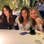 Lisa Ray Instagram - I suppose there are times when images, more than captions, say it all. Clearly you were missed all this time @farahkhanali ❤️ Finally we meet @monicaferrari90 and great to forge new friendships @goldbasket @dimdeep Darling @fizaali fellow Arian, you are a sensitive and rare light. Thank you for providing the chic grounds for a reunion @nammos.dubai ….. If you appreciate elevated and singular jewellery design head to @damasjewellery in Dubai Mall to see @farahkhanatelier newest collection. #mashallah #Dubai