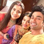 Madhuurima Instagram - Lagrahe haina ekdum cute. 3 Musketeers 💋 @nishantsinghm_official @misstakkar_15 @beyonddreamsofficial @dangal_tv_channel #rakshabandhan