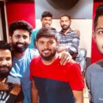Mahendran Instagram - Glad to record this amazing bundle of talent @sivaangi.krish for our movie #AmigoGarage 🔥 Amazing voice 💓 And yeah…It's a duet number any guesses about male singer😋😉 @prasanth_hsr @composerbala @kukarthikoffl @livingstonruben @gm_sundar_ @teamaimpro