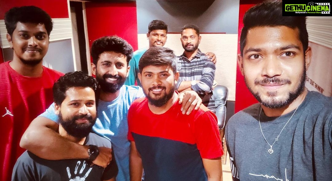 Mahendran Instagram - Glad to record this amazing bundle of talent @sivaangi.krish for our movie #AmigoGarage 🔥 Amazing voice 💓 And yeah…It's a duet number any guesses about male singer😋😉 @prasanth_hsr @composerbala @kukarthikoffl @livingstonruben @gm_sundar_ @teamaimpro