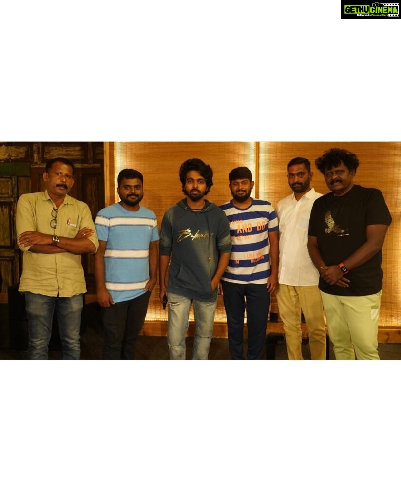 Mahendran Instagram - Being a huge Fan of your music and voice, today I am very lucky to have you sing a beautiful melody for my movie #AmigoGarage. Thank u @gvprakash bro❤ Get ready for GV and @sivaangi.krish combo with beautiful lyrics written by @kukarthikoffl and music by @composerbala Directed by my darling thambi @prasanth_hsr😍😍 and edited by bro @livingstonruben na ❤ My darling co-star @gm_sundar_ Song will be out soon😀😀😀 @vijayakumarsolaimuthu @murali.hosur @stuntashok @teamaimpro @sabadesigns213 @deepabalu__official @athira_r_a_j @dasarathi_offl @actor_uday @actormadhan_offl @imaswinachu @aswinvg @dharmaseelan_udaiyappan @lipin_unni