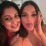 Malavika Instagram – Met this gorgeous girl @hope.tanya while shooting #tamilgolmaal. Absolutely adore and love her! She’s a complete doll! Love you my baby @hope.tanya