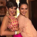 Mandira Bedi Instagram - Happy Happy Birthday Aps.. Missing being with you on your birthday.. but here’s to many more birthdays, evening catch ups and fun times ahead. 🥰Thank you for being there for me and holding my hand through the tough times. I’m really grateful for you. ❤️🧿 May this year ahead be stupendous ❤️🙏🏽 #loveyou ❤️🧿 #onwardsandupwards @aparnabadlani