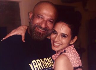 Mandira Bedi Instagram - Happy Happy Birthday Aps.. Missing being with you on your birthday.. but here’s to many more birthdays, evening catch ups and fun times ahead. 🥰Thank you for being there for me and holding my hand through the tough times. I’m really grateful for you. ❤️🧿 May this year ahead be stupendous ❤️🙏🏽 #loveyou ❤️🧿 #onwardsandupwards @aparnabadlani