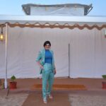 Mandira Bedi Instagram – Beautiful, eventful weekend at #Konark for #mycitylinks .. enjoyed some glamping and  wonderful hospitality from #PreludeEvents and @odishatourismofficial 
.
.
Photo: @preludeliveofficial 
Suit: @ekayabanaras @palakshah